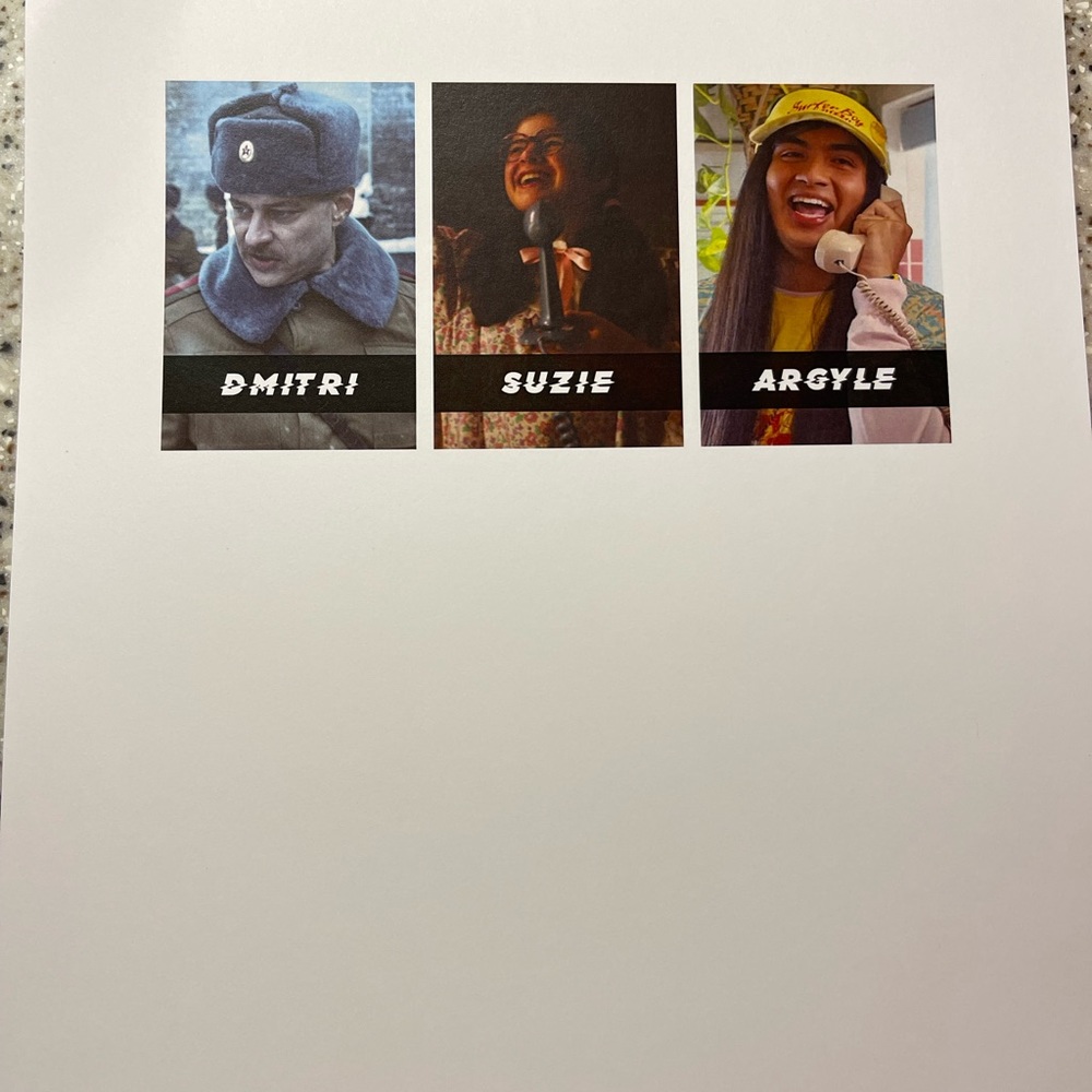 Stranger Things Guess Who Game Cards (game not included) Larger Game Size - Picture 7 of 11